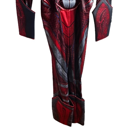 Power Ranger Red and Silver Kids Costume - Picture 4 of 10